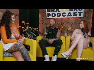 brazzers :- the brazzers podcast: episode 14	starring: abigaiil morris, toochi kash, greek savage